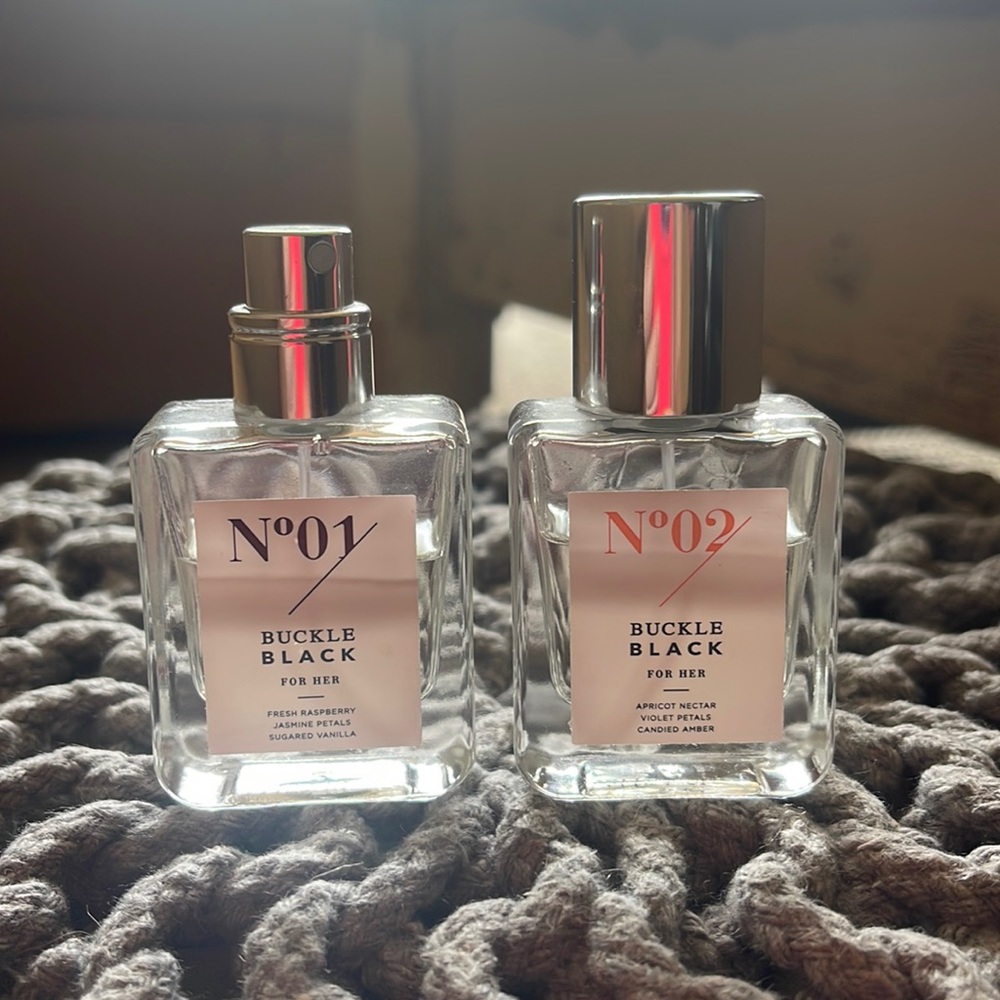 No 1 & 2 Bubcle Black For Her 15 ml Bottles Pair